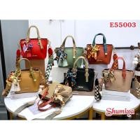ราคา กระเป๋าแบรนด์แท้ Shumiya #E55003 ขนาด 7 นิ้ว มี 2 สาย (สายสปอต์ร+สายหนัง) ฟรีพู่ห้อย (5761361493)