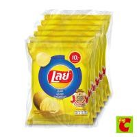 ราคา เลย์ ร็อค มันฝรั่งแท้ทอดกรอบแผ่นหยัก รสมันฝรั่งแท้ 25 ก. แพ็ค 6 (49150568690)