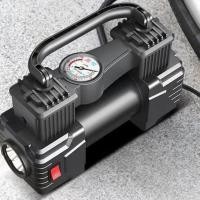 ราคา ปั๊มลมรถยนต์ 12V แรงดันสูง แบบพกพา เครื่องเติมลมไฟฟ้า (29226706710)