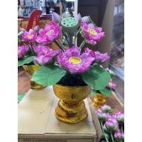 ราคา พานพุ่มดอกบัวประดิษฐ์ (15254643118)