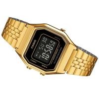 ราคา นาฬิกา Casio แท้ รุ่น LA680WGA-1B สีทอง หน้าปัดดำ รุ่นหายาก (361468923)