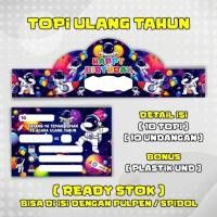 ราคา นักบินอวกาศตัวละครเด็กหมวกวันเกิดแพคเกจเชิญนอกอวกาศวันเกิดหมวกเชิญ (53402467052)