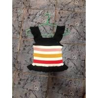 ราคา เสื้อกล้าม ไหมพรม ชายระบาย ลายเส้น มือ2 (8018849933)