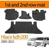 ราคา 3d เสื่อเท้า Hiace KDH200(2005-2023) รถเสื่อเท้า 3D เสื่อพรมปูพื้นพรม commuter/ventury (20503704682)