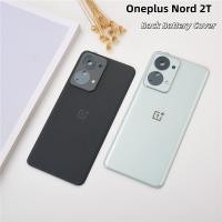ราคา สําหรับ OnePlus Nord 2T ยี่ห้อ-ใหม่ฝาหลังแบตเตอรี่ OnePlus Nord 2T ด้านหลังแบตเตอรี่ประตูกรณีเลนส์กรอบกล้องครอบคลุมอะไหล่ซ่อม (52850146900)