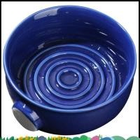 ราคา Super Ceramic Mens Shaving Mug Bowl Cup Thread Bottom Wide Mouth for Shaving Brush and Shaving Soap Royal Blue (27524373135)