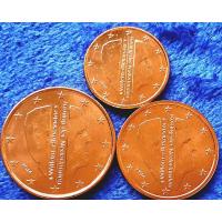 ราคา เหรียญ​ยูโร​ เนเธอแลนด์​ Netherlands, ชุด​1,2,5 Euro Cent,(รุ่น​ใหม่ Willem Alexander), #2175T, ไม่​ผ่าน​ใช้​ UNC (12496926520)