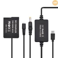 ราคา [2025 Super Sale]สาย PD USB Type-C ถึง DMW-DCC8 Dummy แบตเตอรี่ DC Coupler DMW-BLC12 สําหรับ Panasonic LUMIX DMC-FZ2500 FZ1000 FZ300 FZ200 G85 GX8 G7 G6 G5 G90 G95 G2 G5 G5 G5 G2 (44307882935)