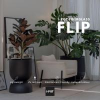 ราคา I-POT กระถางไฟเบอร์กลาส รุ่น FLIP ขนาด ก.40 ย.40 ส.55 ซม.(16 นิ้ว) (41802863114)