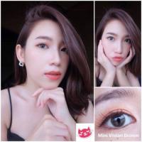 ราคา คอนแทคเลนส์ ลาย Mini vivian สี Brown / gray ค่าสายตามาเพิ่มแล้วนะ (1335026504)
