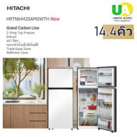 ราคา HITACHI ตู้เย็น2ประตู รุ่น HRTN6443SAMGWTH สีกระจกขาว 409 ลิตร 14.4คิว ทำน้ำแข็ง #hrtn#hrtn6443# (46950928271)