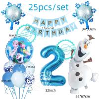 ราคา Disney Frozen Princess บอลลูน Olaf Snowflake ฟอยล์ตกแต่งวันเกิด Baby Shower ของเล่นเด็ก (56003690326)