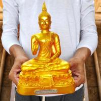 ราคา NMT8 พุทธมงคลสำเร็จ หรือพระประธานความสำเร็จ หน้าตัก 5 นิ้ว สีน้ำทองพรีเมี่ยม พระพุทธรูปปางประทานพรประทานความสำเร็จ (22550346533)