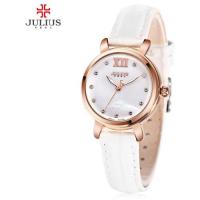 ราคา JULIUS WATCH JA945 สีขาว (WHITE) นาฬิกาข้อมือผู้หญิง แบรนด์เกาหลี แฟชั่นฮิตของแท้ สายหนัง (313723456)