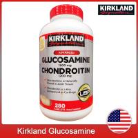 ราคา (Exp.07/2028)Kirkland Glucosamine 1500mg Chondroitin 1200mg 280 Tablets (13105955411)