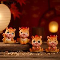 ราคา LAYES 2026 รูปม้าปี, ปีเสือราศีม้ามิ่งขวัญ, น่ารักตกแต่งเหมือนจริงเรซิ่นรูปปั้นม้าโต๊ะโต๊ะ (47204330606)