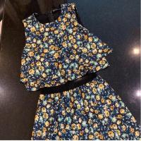 ราคา Zara dress size s มือสอง ลายดอก (11333904943)