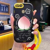 ราคา เคสสำหรับ OPPO A7 A5s A12 A12s A11K เคสโทรศัพท์ลูกพีชดอกไม้ซิลิโคนสายคล้องกันกระแทก (54452756403)