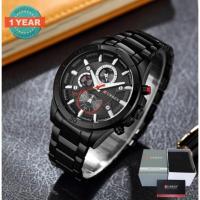 ราคา Curren นาฬิกาข้อมือผู้ชาย สีดำ/ดำ สายสแตนเลส รุ่น C8275 (2064209682)