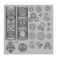 ราคา [maybeauty] นาฬิกาประณีตเกียร์ 3D ซิลิโคนเล็บแม่พิมพ์สําหรับเล็บ Charms DIY ตกแต่งเล็บ Soft Stamping แม่พิมพ์เล็บออกแบบเครื่องมือ {TH} (43506169181)