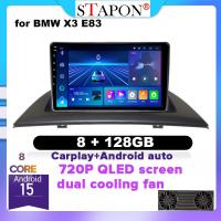 ราคา STAPON 9 นิ้ว 8+128G สําหรับ BMW X3 E83 2004-12 Android15 octa core 1280x720P QLED หน้าจอ dual cooling พัดลม carplay android auto voice command STEREO รถ androidGPS FM s2 (44419164605)