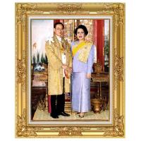 ราคา กรอบหลุยส์สำเร็จพร้อม รูปพระบรมฉายาลักษณ์ ร.9 คู่พระนางเจ้าฯ และ ร.10 คู่พระบรมราชินี ขนาด 20x30 นิ้ว (47054054539)