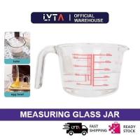 ราคา Lyta HOME ถ้วยตวงขนาด 500 มล. ถ้วยตวงแก้ว Borosilicate ใสทนความร้อนหนา (42601295859)