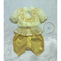 ราคา ชุดไทยเด็ก 1 ปี เสื้อ โจงกระเบน สีทอง ชุดไทยเด็กผู้หญิง ชุดไทย เด็ก ผู้หญิง หญิง ร.5 แถม เข็มขัดมุก 1 เส้น shopee (8741036077)