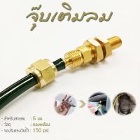 ราคา หัวเติมลม จุ๊บเติมลม เกลียว 1/8" (1 หุน) ใช้กับสายลม 6 มม. จุ๊บเติมลมยาง ศรเติมลม วาล์วเติมลม ข้อต่อเติมลม พร้อมจัดส่ง (7724975491)