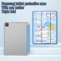 ราคา เคสแท็บเล็ต แบบฝาพับ เคสลายการ์ตูนSamsung Galaxy Tab S6lite S7 S8 S9 S10 S7FE S9FE A8 A9S8+ S7+ S9+ A7liteมีช่องใส่ปากกา (27886056747)