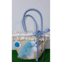 ราคา กระเป๋าสานยูนิคอนสีฟ้า (1883617744)