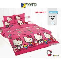 ราคา Toto ชุดผ้าปูที่นอน เฮลโล คิตตี้ Hello Kitty KT89 #โตโต้ Kitty คิตตี้ ซานริโอ Sanrio (19990187195)