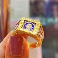 ราคา แหวนหลวงพ่อรวย รุ่นรวยทรัพย์แสนล้าน ปี61 ลงยา (22836520855)