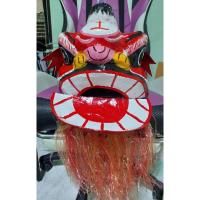 ราคา หัวโขนสิงโตขนาดกลาง งานเปเปอร์มาเช่ สิงโตตุ้งแช่ (41500572436)