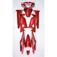 ราคา แถมน็อตทั้งชุดชุดสี Wave 100s(100s new)สีแดงแก้ว TorPaint สีสวยสด ชุดสีเวฟ100s UBOXชุดสี100s 05 ตัวเก่า เวฟ100 s newคาบู (14155133964)