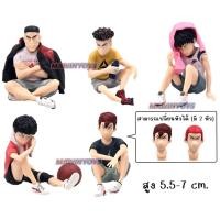 ราคา โมเดล สแลมดังก์ ชุดพักผ่อน 5 ตัว สูง 5.5-7 cm. mawintoys (29505227082)