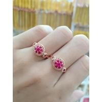 ราคา แหวนเศษนาคแท้ทับทิมวงกลม (25400778855)