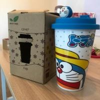 ราคา แก้วน้ำโดเรม่อน eco cup ขนาด 400 ml (6708309580)