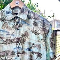 ราคา เสื้อฮาวายมือสอง Size S (อก 40") แบรนด์ Pierre cardin - ผ้า Cotton เสื้อฮาวายหุ่นหมี (26631753724)