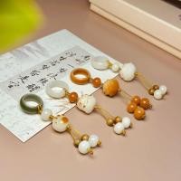 ราคา หยกขาวสีเขียวโพธิ์วิ่งแหวนอุปกรณ์เสริมพู่สีเขียวเข้มไล่โทนสีโลตัสมือถือหูสร้อยข้อมือ ทําเอง จี้หูจี้20260117 (54104836943)