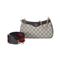 ราคา Gucci Women's Ophidia series ผ้าใบ/หนังรักแร้เล็กกระเป๋าสะพายไหล่มือถือ crossbody 735132 FABLE (29557952439)