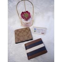 ราคา พร้อมส่งแท้ กระเป๋าสตางค์ ผู้ชาย Coach แบบบาง (6616169500)