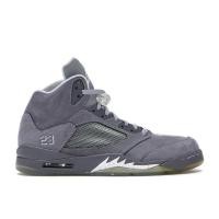 ราคา ฟิกเกอร์ Nike Air Jordan 5 Retro "Wolf Grey" Sneakers 136027-005 Like New (24235301669)