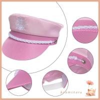 ราคา บูมกะลาสีหมวกคอผ้าพันคอผู้หญิงเจ้าสาวอาบน้ํากัปตันเครื่องแต่งกายหมวกผ้าพันคอไหม2ชิ้น (54304712203)