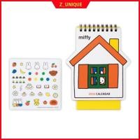 ราคา [2026 Miffy Mini Desk Calendar] Cute House Shape Standing Type Scheduler พร้อม Memo & Sticker | ต้นฉบับเกาหลี (27193546691)