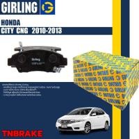 ราคา GIRLING ผ้าเบรค ก้ามเบรค รถยนต์ HONDA CITY GM2 เครื่อง 1.5L CNG ฮอนด้า ซิตี้ ปี 2010 - 2013 (24123040800)