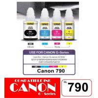 ราคา หมึกเติม CANON GI-790 ดำ(BK)ฺ -สี (Color) COMAX มีกล่องรับประกันคุณภาพ For G-Series G1000/2000/3000 (20458061360)