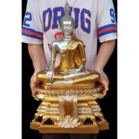 ราคา พระบูชา หลวงพ่อพระเสริม วัดปทุมวนาราม กรุงเทพฯ สร้างปี2509 เนื้อทองเหลือง (22388674624)