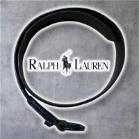 ราคา เข็มขัดหนังสีดำ Ralph Lauren พร้อมหัวเข็มขัดทองเหลือง เอว 24-28 นิ้วใส่ได้ (50551501107)