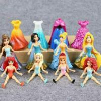 ราคา โมเดล เจ้าหญิง 8 ตัวเปลี่ยนชุด ขนาด 4-9 cm (7108307)